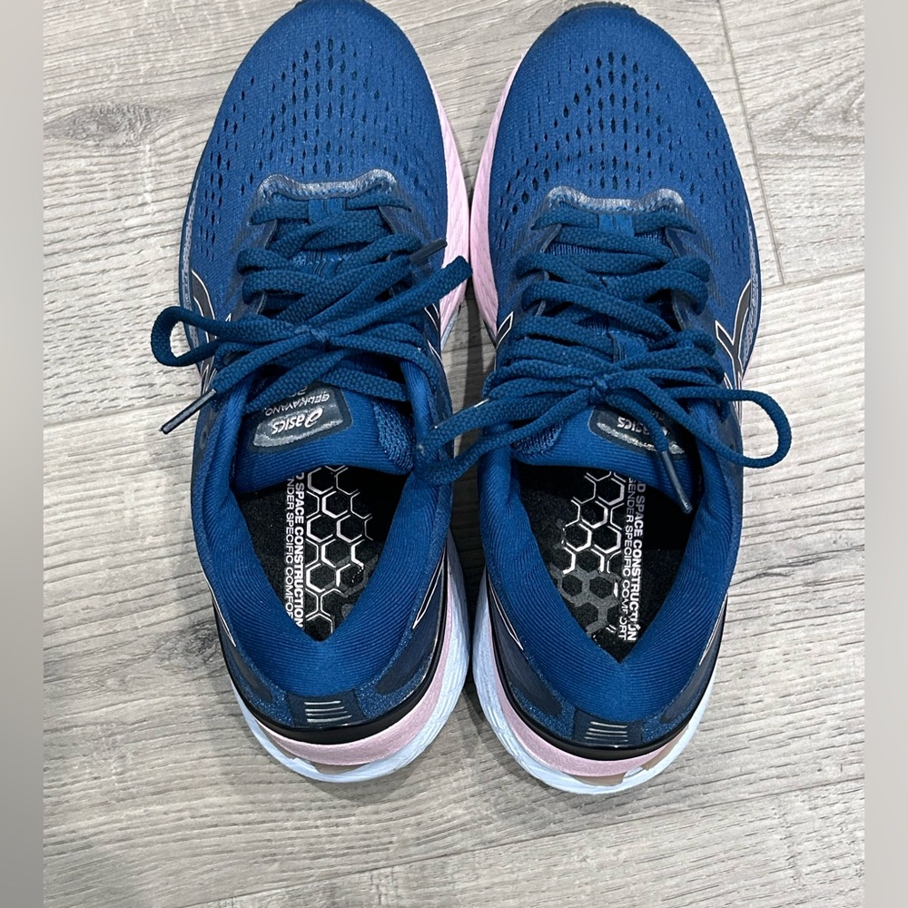 ❥𝙖𝙨𝙞𝙘𝙨: Women's Gel-Kayano 28 - Mako Blue Barely Rose - Picture 10 of 16